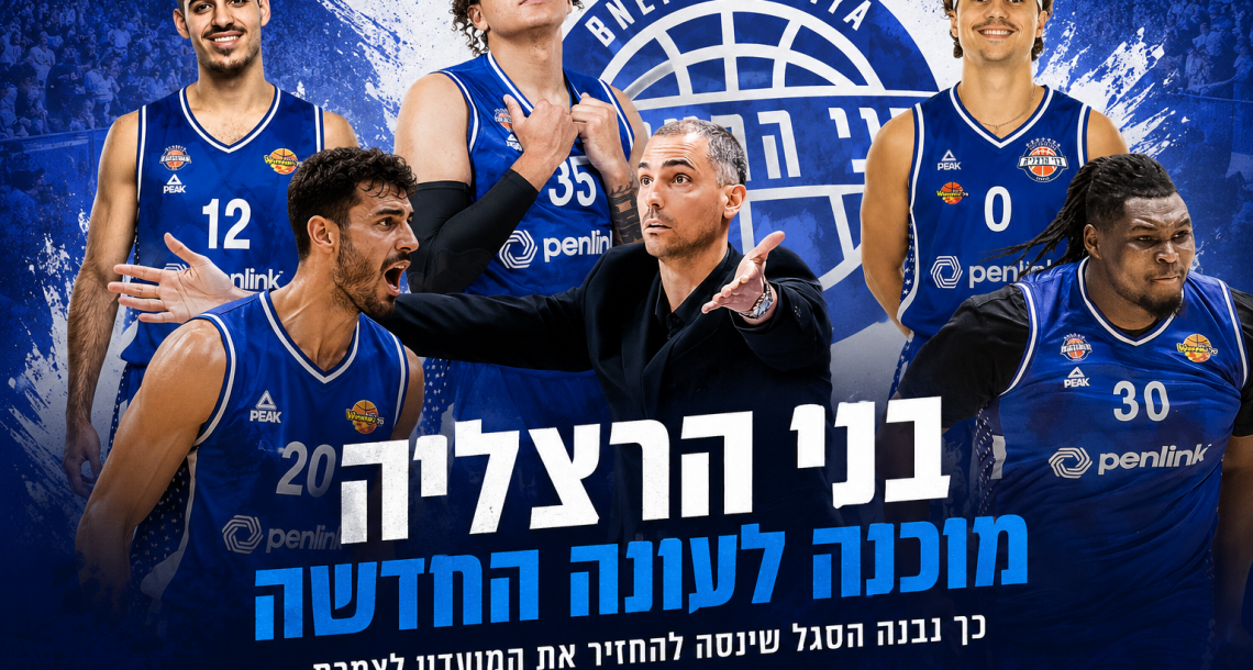 בני Penlink הרצליה בונה את העונה הבאה: כך נראה הסגל המתחדש לקראת עונת 2026/27